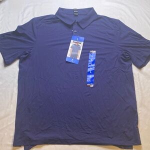 Kirkland Signature Men's Blue Polo Shirt